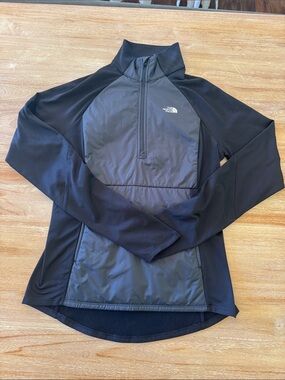 The North Face Black Half-Zip Fleece Pullover